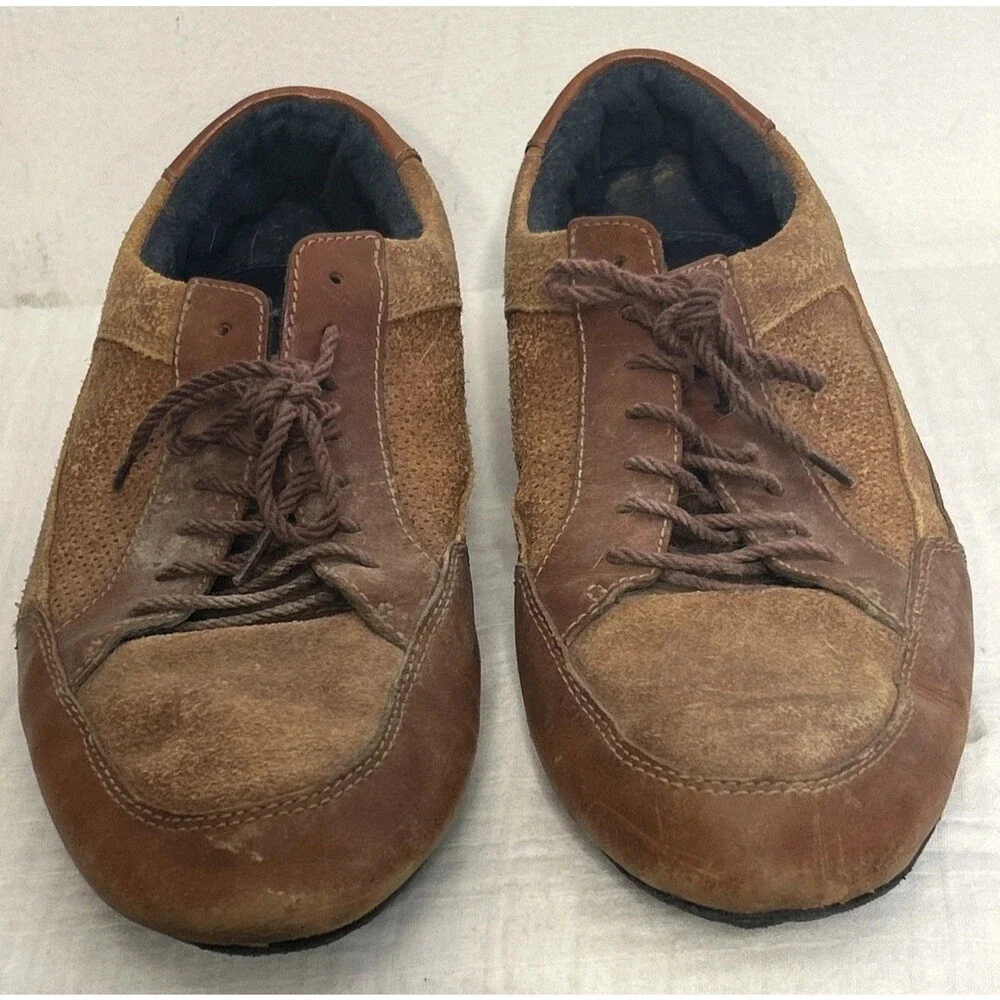 COLE HAAN Shoes Air Grant Lace oxford Bark Suede Cognac Men’s 9.5